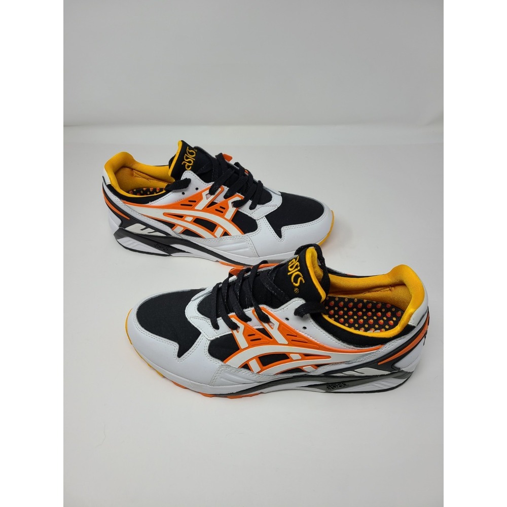 Asics Shoes Men 9.5 White Orange Gel Kayano Trainer Happy Chaos Sneaker 1191A200 - Picture 5 of 8